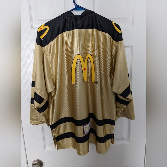 McDONALDS ATOMIC GOLD ICE HOCKEY JERSEY SIZE YOUTH XL RMHC - Picture 4 of 7